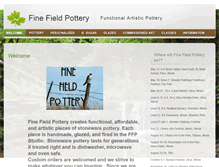 Tablet Screenshot of finefieldpottery.com